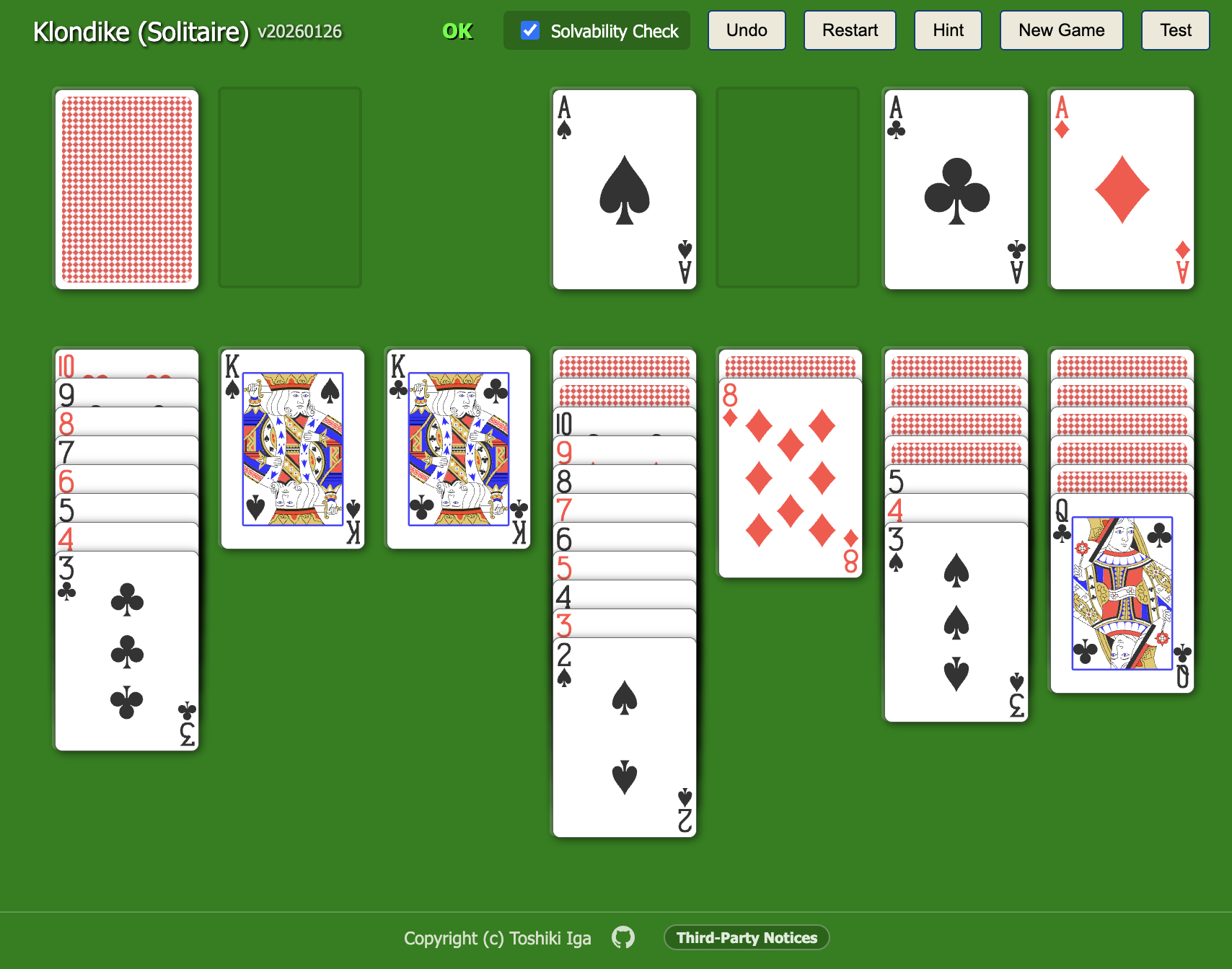 klondike screenshot